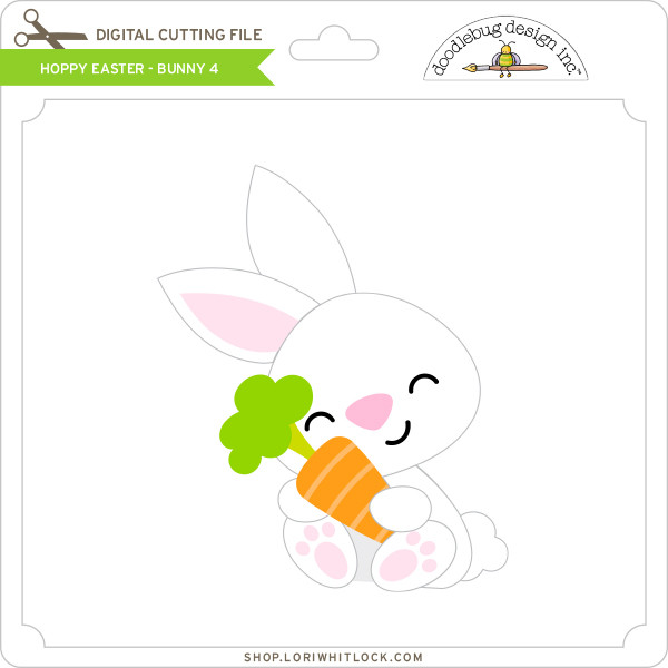 Download Hoppy Easter - Bunny 4 - Lori Whitlock's SVG Shop