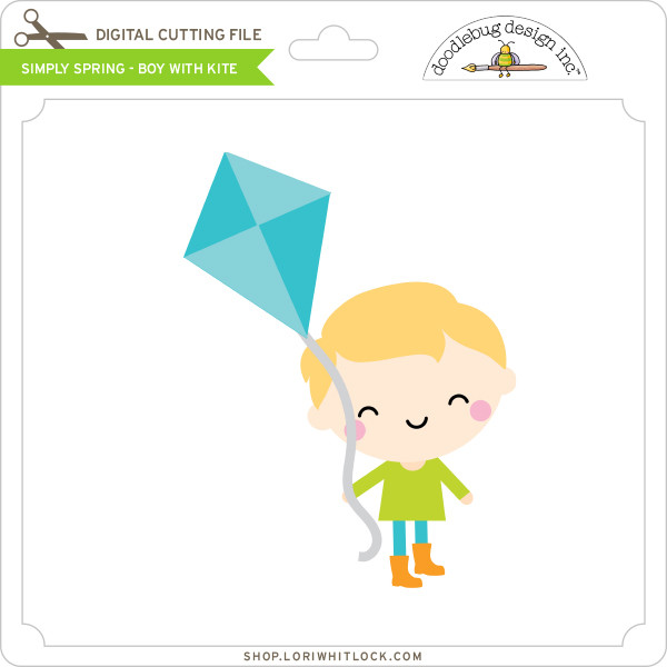Download Simply Spring Boy With Kite Lori Whitlock S Svg Shop