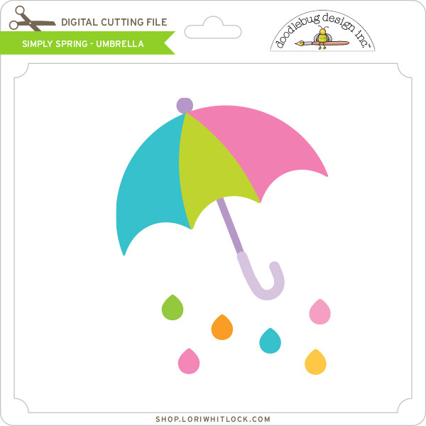 Download Simply Spring Umbrella Lori Whitlock S Svg Shop