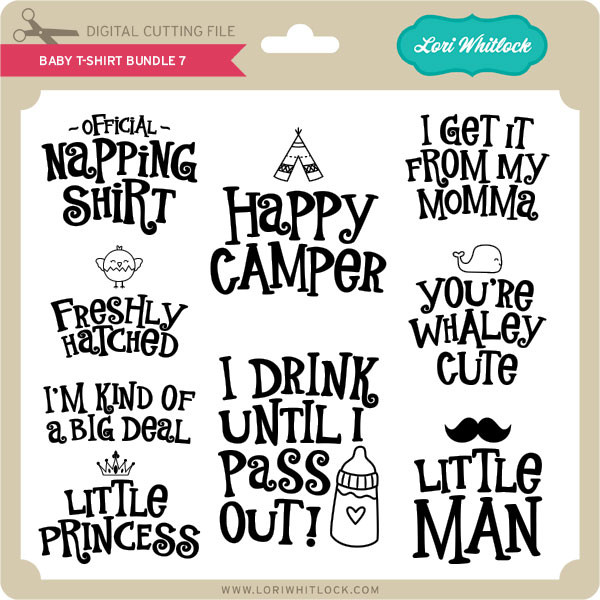 Download Baby T Shirt Bundle 7 Lori Whitlock S Svg Shop