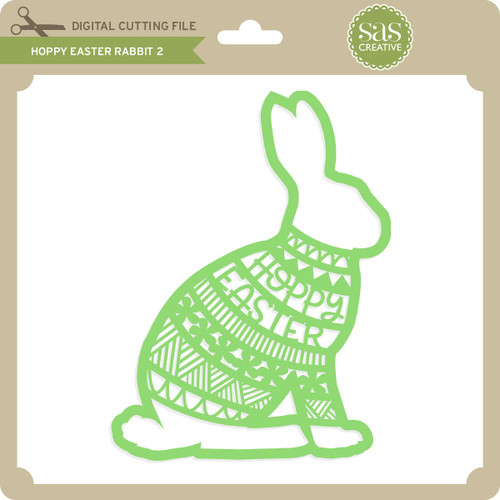 Download Hoppy Easter Rabbit 2 - Lori Whitlock's SVG Shop