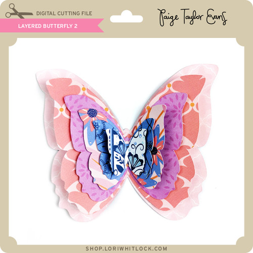 Download Layered Butterfly 2 Lori Whitlock S Svg Shop