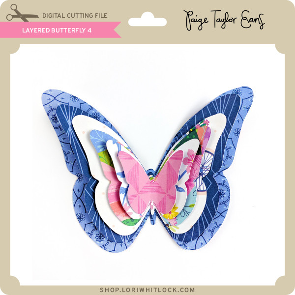 Download Layered Butterfly 4 Lori Whitlock S Svg Shop