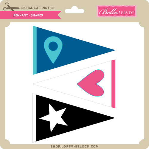 Pennant Shapes Lori Whitlock's SVG Shop