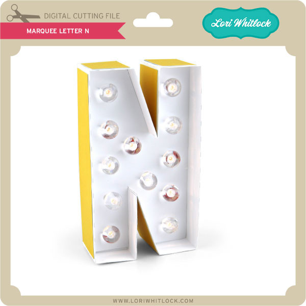 Download Marquee Letter N Lori Whitlock S Svg Shop