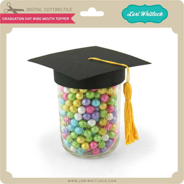 Download Graduation Hat Wide Mouth Topper Lori Whitlock S Svg Shop