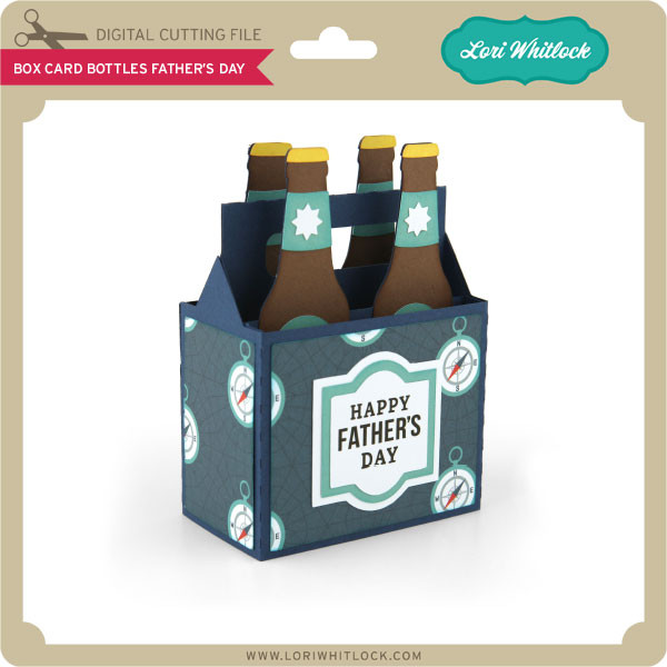 Download Box Card Bottles Fathers Day - Lori Whitlock's SVG Shop