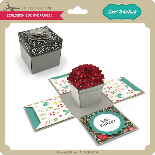 Download Explosion Box Hydrangea Lori Whitlock S Svg Shop