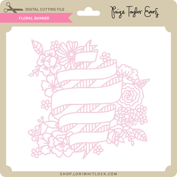 Download Floral Banner Lori Whitlock S Svg Shop