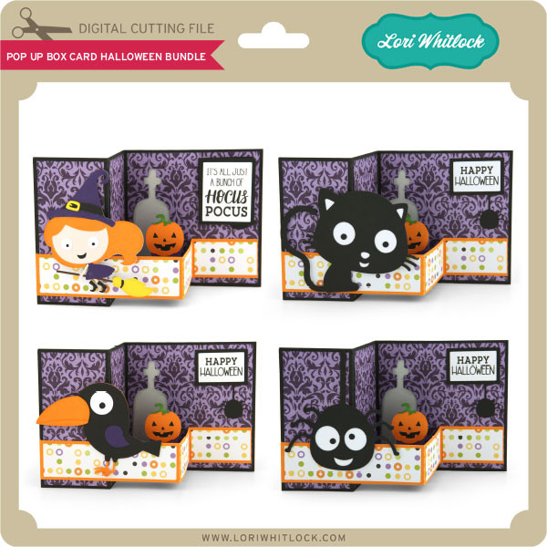 Download Pop Up Box Card Halloween Bundle Lori Whitlock S Svg Shop