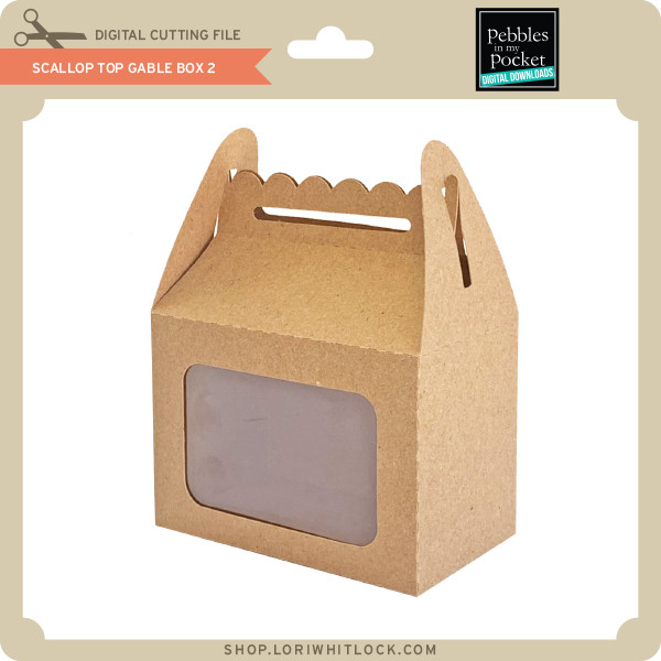 Download Scallop Top Gable Box 2 Lori Whitlock S Svg Shop