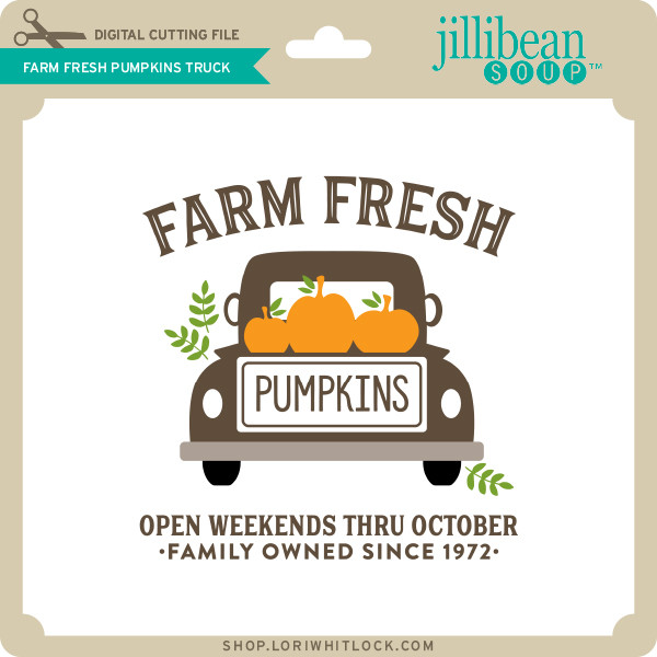 Farm Fresh Pumpkins Truck Lori Whitlock S Svg Shop