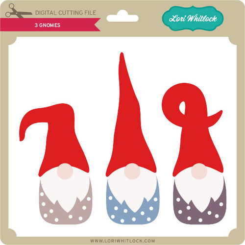 Download 3 Gnomes - Lori Whitlock's SVG Shop