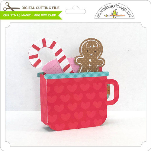 Download Christmas Magic - Mug Box Card - Lori Whitlock's SVG Shop