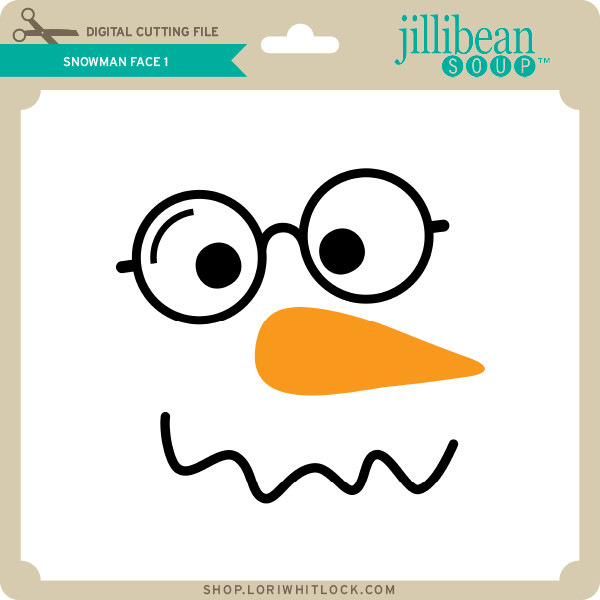 Snowman Face 1 Lori Whitlock S Svg Shop