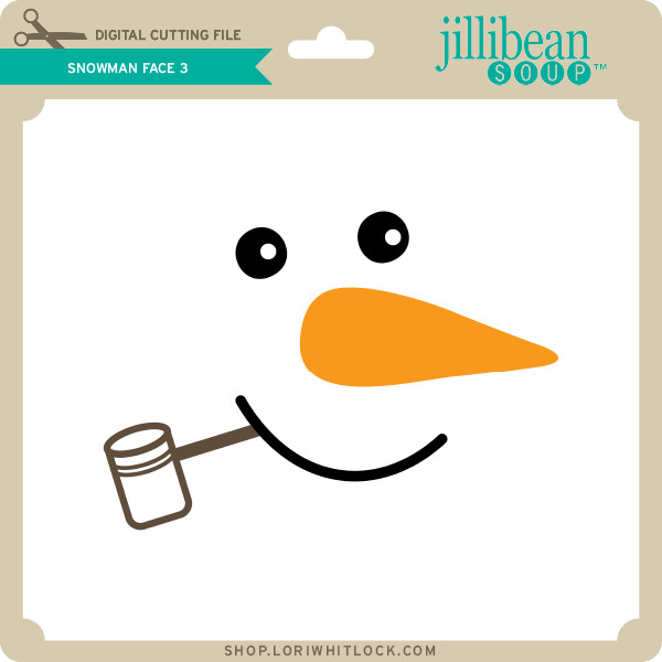 Snowman Face 3 Lori Whitlock S Svg Shop