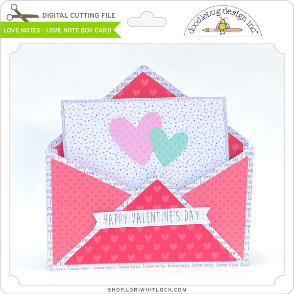 Download Love Notes Love Note Box Card Lori Whitlock S Svg Shop