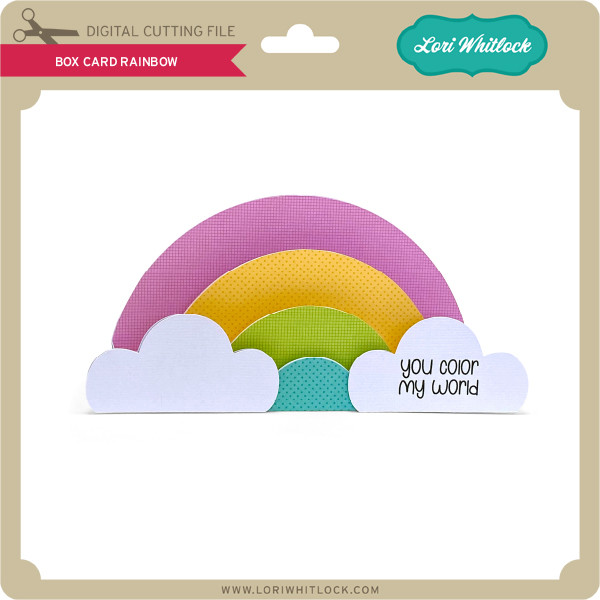 Download Box Card Rainbow Lori Whitlock S Svg Shop