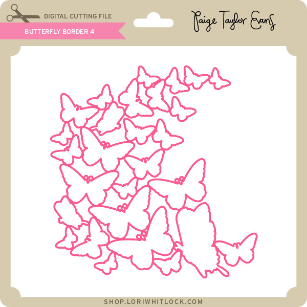 Download Butterfly Border 4 Lori Whitlock S Svg Shop