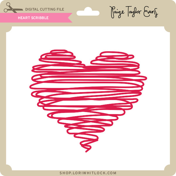 Heart Scribble Lori Whitlock S Svg Shop