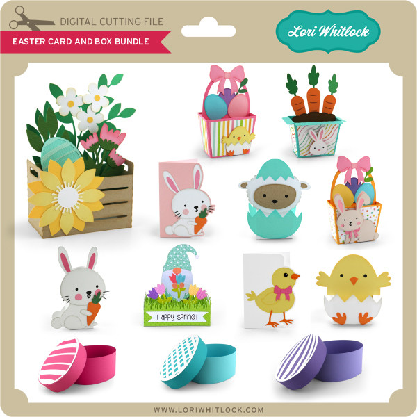 Download Easter Card and Box Bundle - Lori Whitlock's SVG Shop