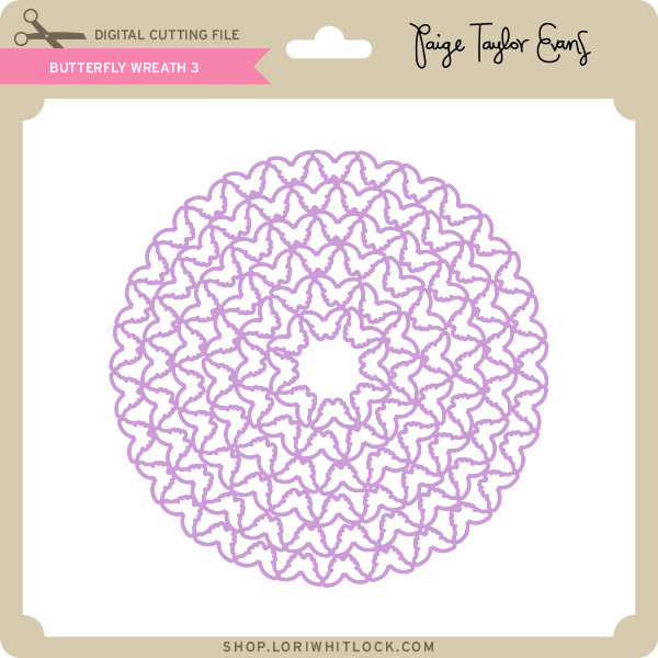 Download Butterfly Wreath 3 Lori Whitlock S Svg Shop