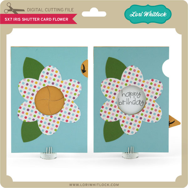 Download 5x7 Iris Shutter Card Flower Lori Whitlock S Svg Shop