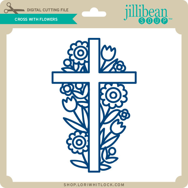Download Cross With Flowers Lori Whitlock S Svg Shop