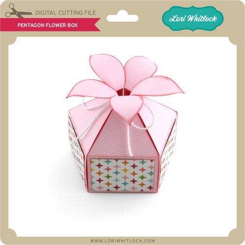 Download Pentagon Flower Box - Lori Whitlock's SVG Shop