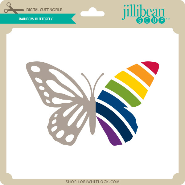 Download Rainbow Butterfly Lori Whitlock S Svg Shop