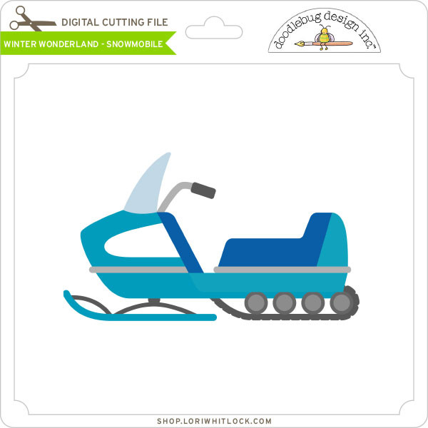 Winter Wonderland Snowmobile Lori Whitlock S Svg Shop