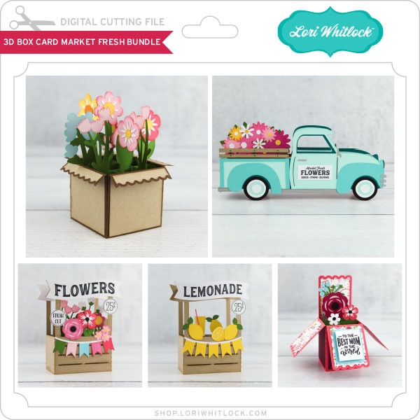 Download 3d Box Card Market Fresh Bundle Lori Whitlock S Svg Shop