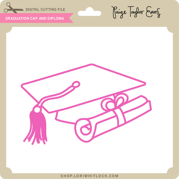 Download Graduation Cap And Diploma Lori Whitlock S Svg Shop