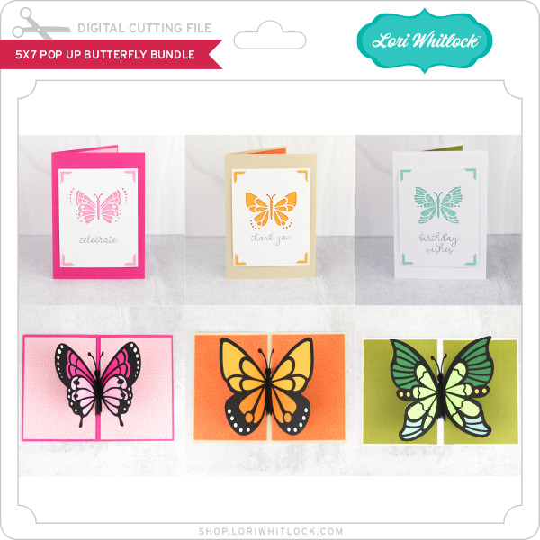 Download 5x7 Pop Up Butterfly Bundle Lori Whitlock S Svg Shop