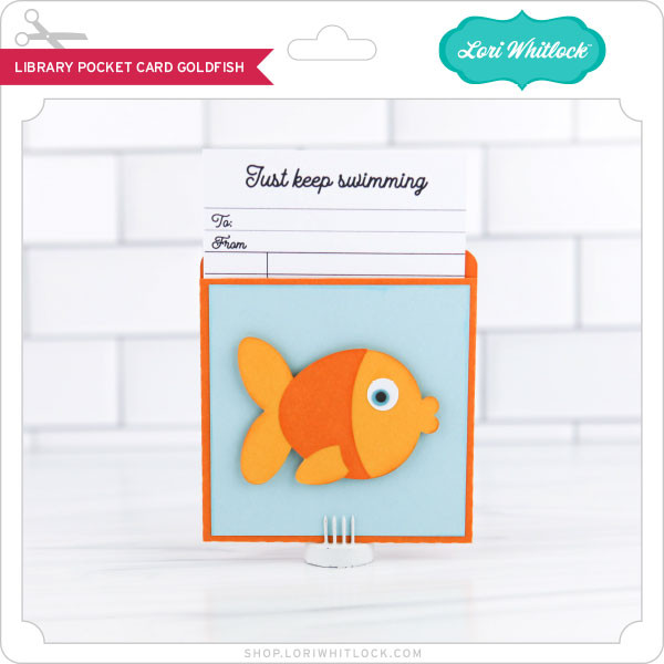 Download Library Pocket Card Goldfish Lori Whitlock S Svg Shop