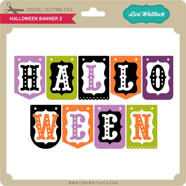 Download Halloween Banner 2 Lori Whitlock S Svg Shop