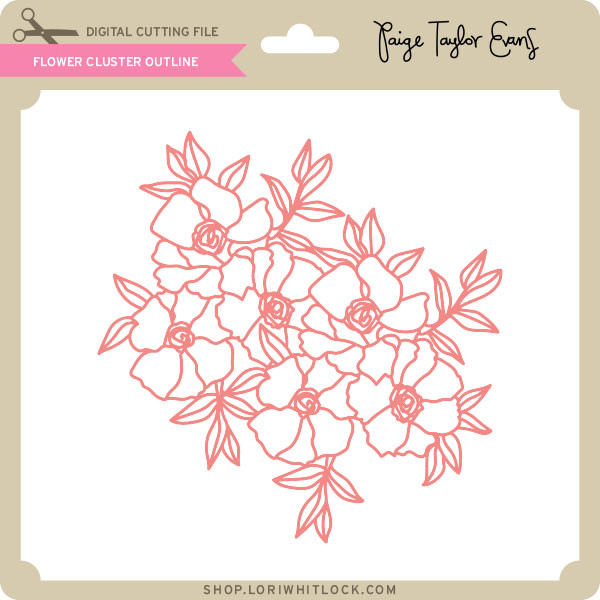 Download Flower Cluster Outline Lori Whitlock S Svg Shop