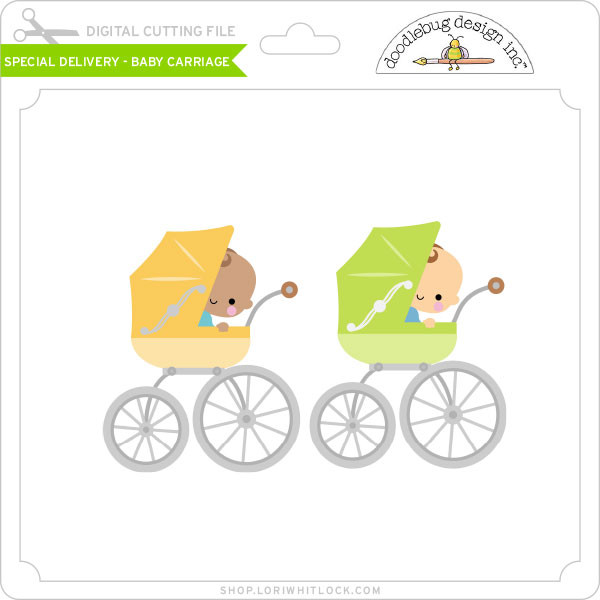 Download Special Delivery Baby Carriage Lori Whitlock S Svg Shop