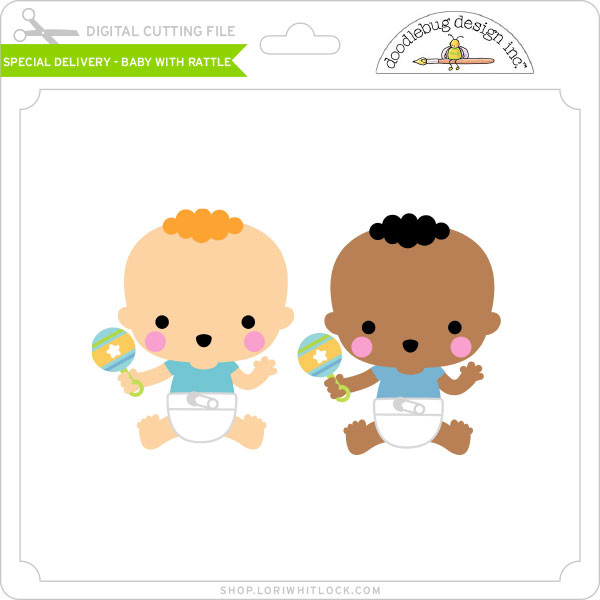 Download Special Delivery Baby With Rattle Lori Whitlock S Svg Shop