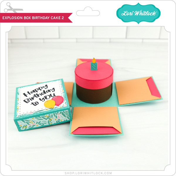 Download Explosion Box Birthday Cake 2 Lori Whitlock S Svg Shop