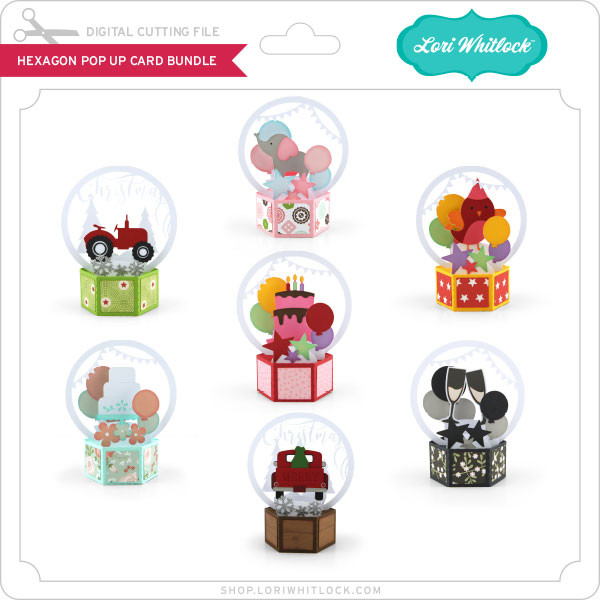 Download Hexagon Pop Up Card Bundle Lori Whitlock S Svg Shop