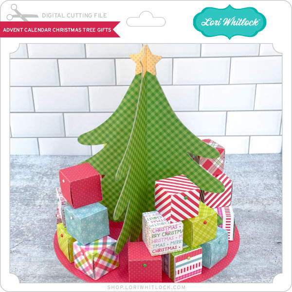 photo Advent Calendar Svg File advent calendar christmas tree gifts