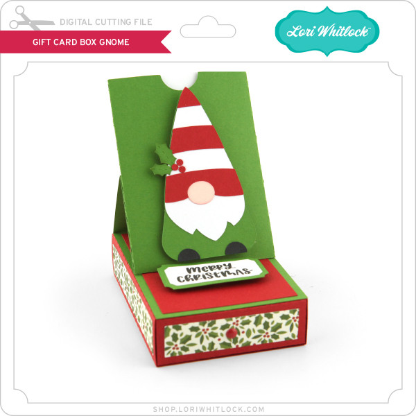 Download Gift Card Box Gnome Lori Whitlock S Svg Shop