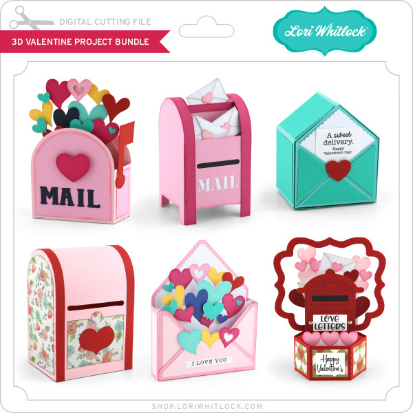 Download 3d Valentine Project Bundle Lori Whitlock S Svg Shop