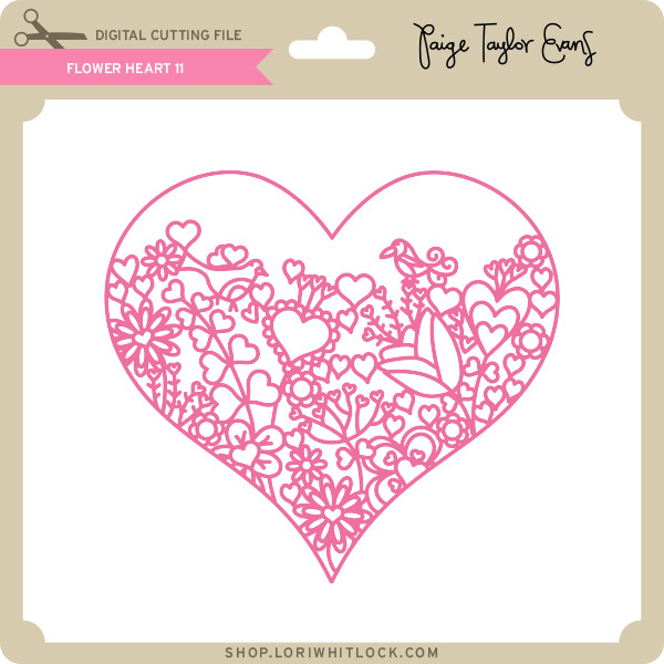 Download Flower Heart 11 Lori Whitlock S Svg Shop