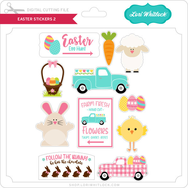 Download Easter Stickers 2 Lori Whitlock S Svg Shop