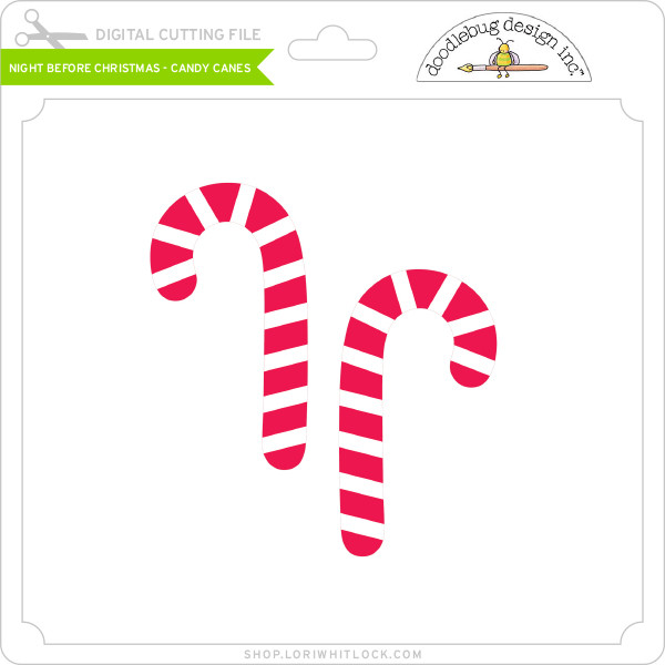 Download Night Before Christmas Candy Canes Lori Whitlock S Svg Shop
