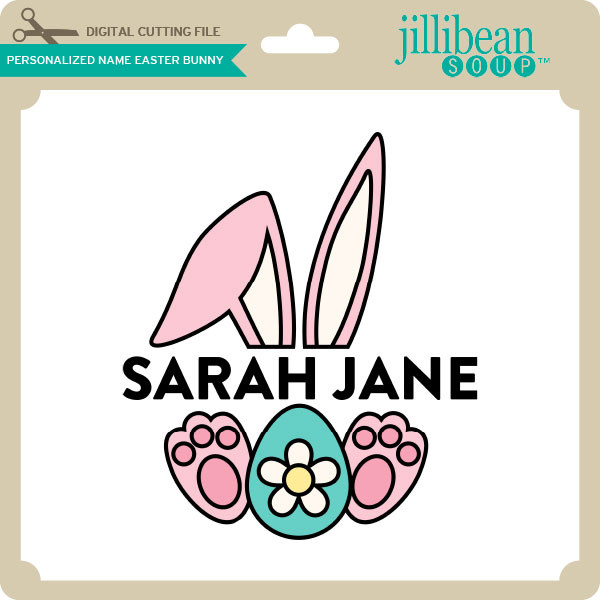 Download Personalized Name Easter Bunny Lori Whitlock S Svg Shop