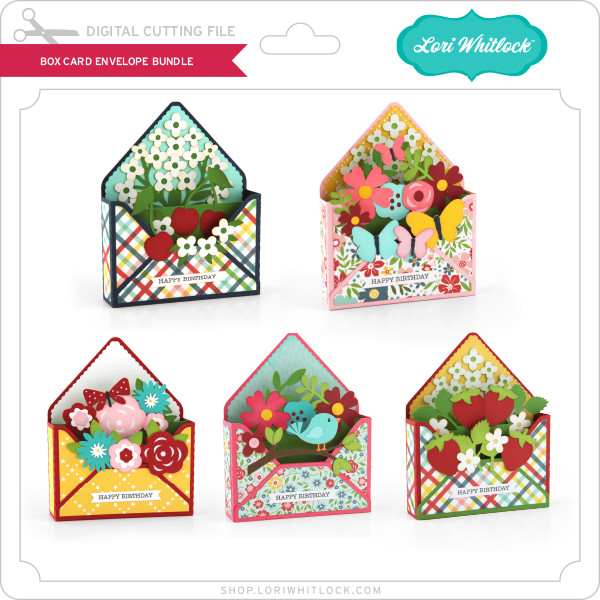 Download Box Card Envelope Bundle Lori Whitlock S Svg Shop