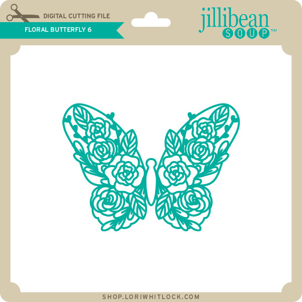 Download Floral Butterfly 6 Lori Whitlock S Svg Shop